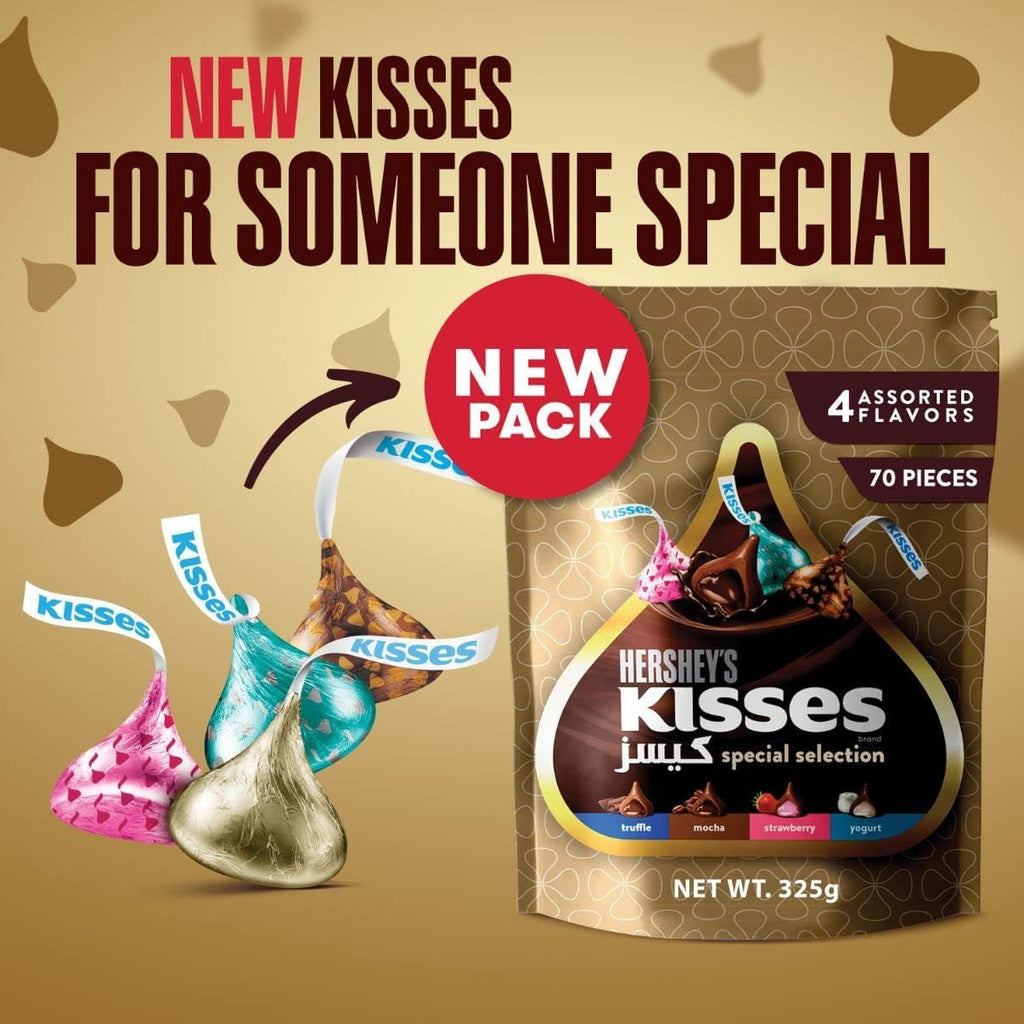 Hershey's Kisses Special Selection, 4 Flavours, 100 g