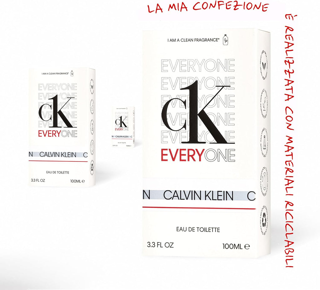Calvin Klein ck everyone perfume for unisex eau de toilette 100ml