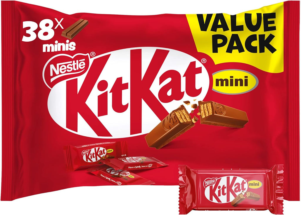 Nestle KitKat 2 Finger Mini Chocolate 500g, Pack of 38