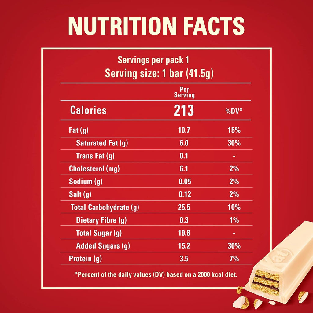 Nestle KitKat 4 Finger White Chocolate Wafer 41.5g