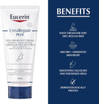 Eucerin UreaRepair Plus 10% Urea Foot Cream with Ceramide, Smoothes Callouses and Thickened Heels, Feet Care for Very Dry Skin, Suitable for Mature & Diabetic Skin, 100ml