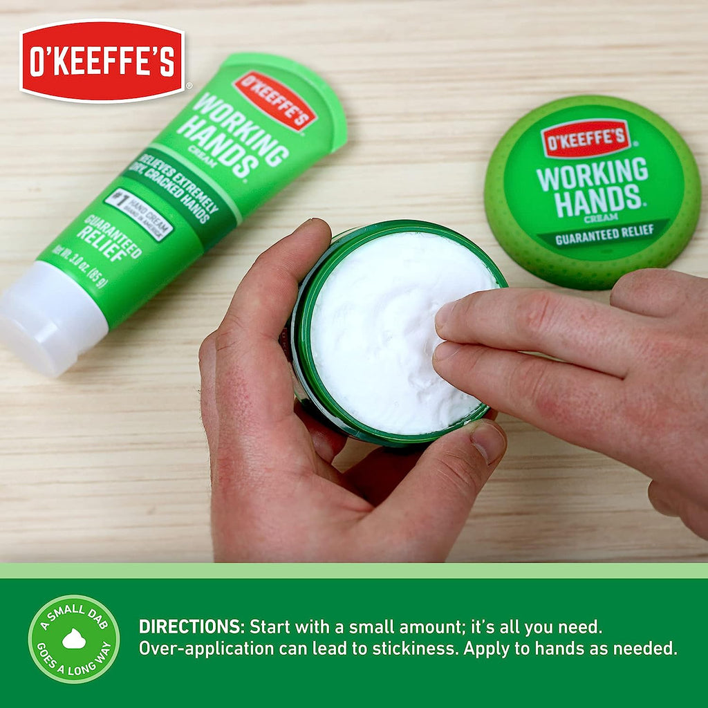 O'Keeffe's Working Hands Hand Cream, 3.4 Ounce Jar, (Pack 1)