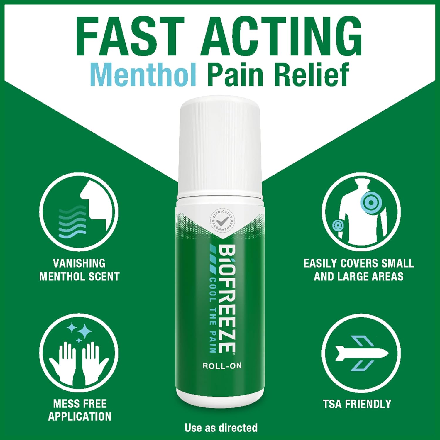 Biofreeze Pain Relieving Roll On - 89ml