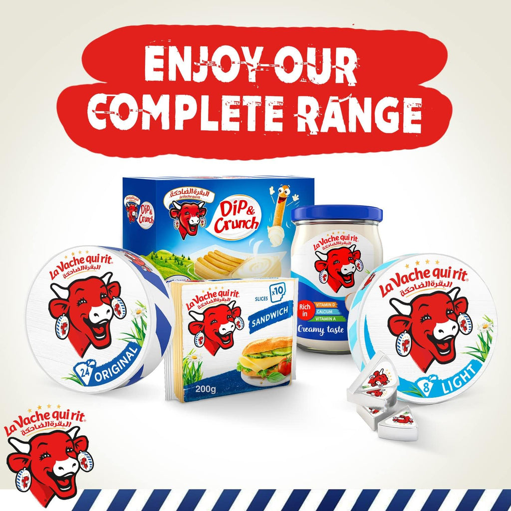 La Vache qui rit Original Spreadable Cheese Triangles 4 x 8 Portions 480g