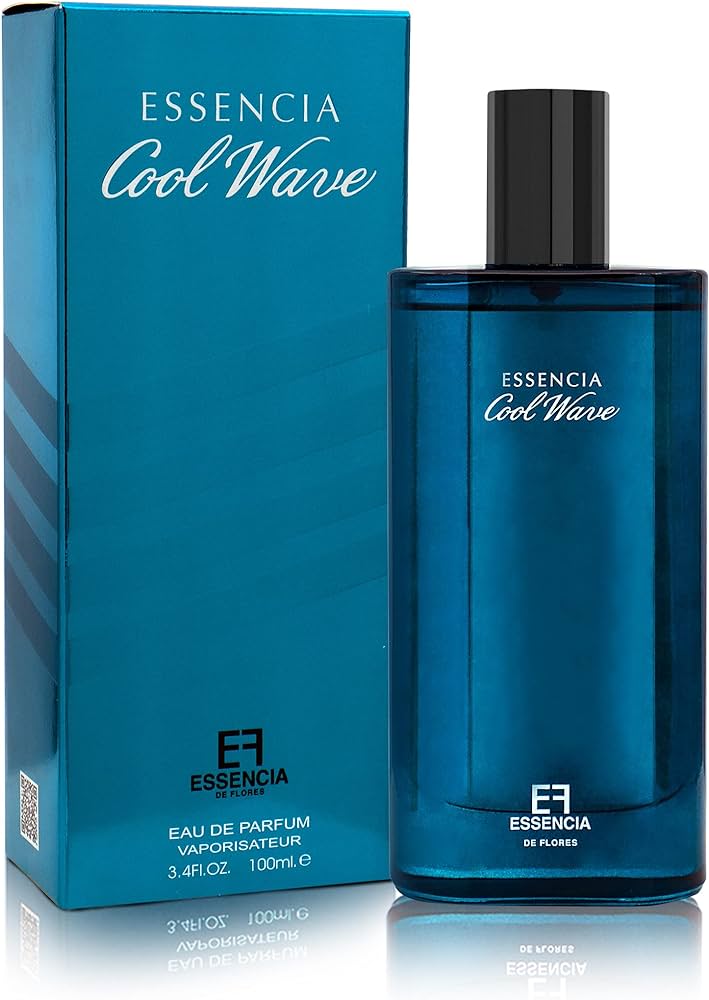 Essencia Cool Wave - Eau de Parfum - By Essensia De Flores - Perfume For Men, 100ml