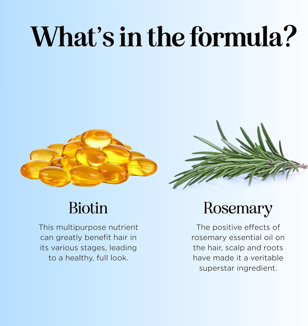 Shampoo for Thinning Hair and Hair Loss - Volumizing Biotin Shampoo for Hair Growth with Rosemary Argan Oil and Evening Primrose Oil - Sulfate Free Anti Dandruff Shampoo for Itchy Scalp and Hair Care