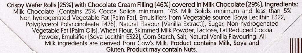 Galaxy Flutes Chocolate Fingers 12 x 45g