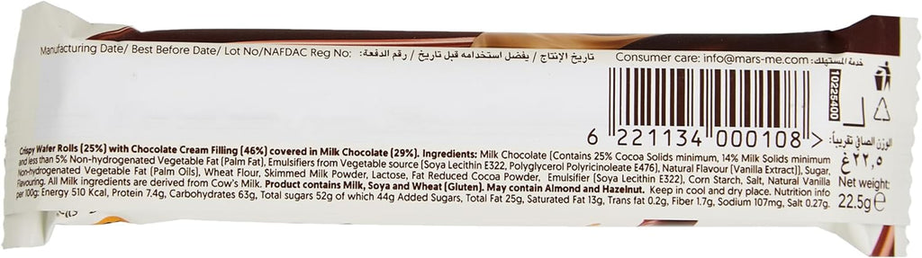 Galaxy Flutes Chocolate Twin Finger 24 Pack 22.5 g
