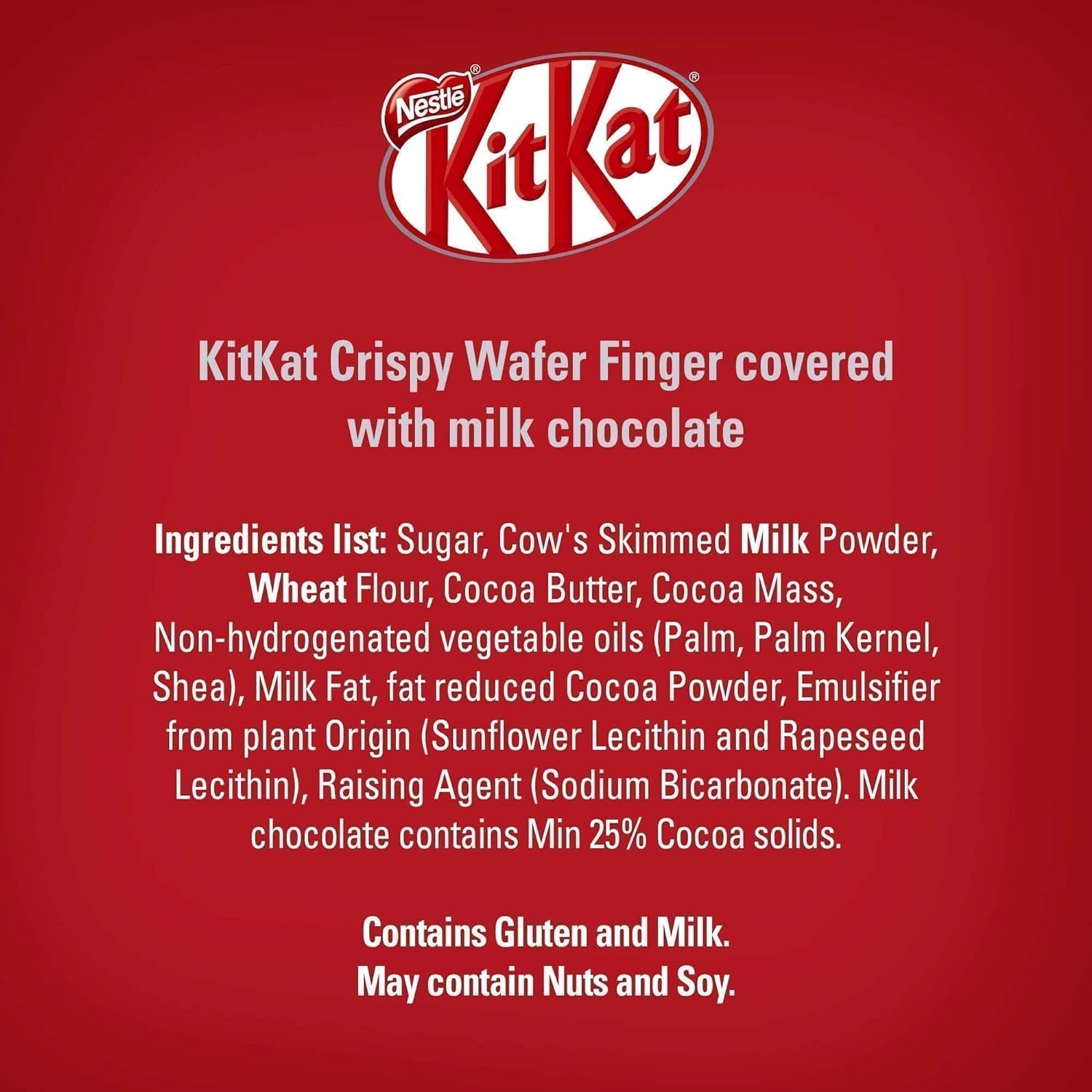 Nestle Kitkat Miniatures Crispy Wafer Finger Covered With Milk Chocolate 110g