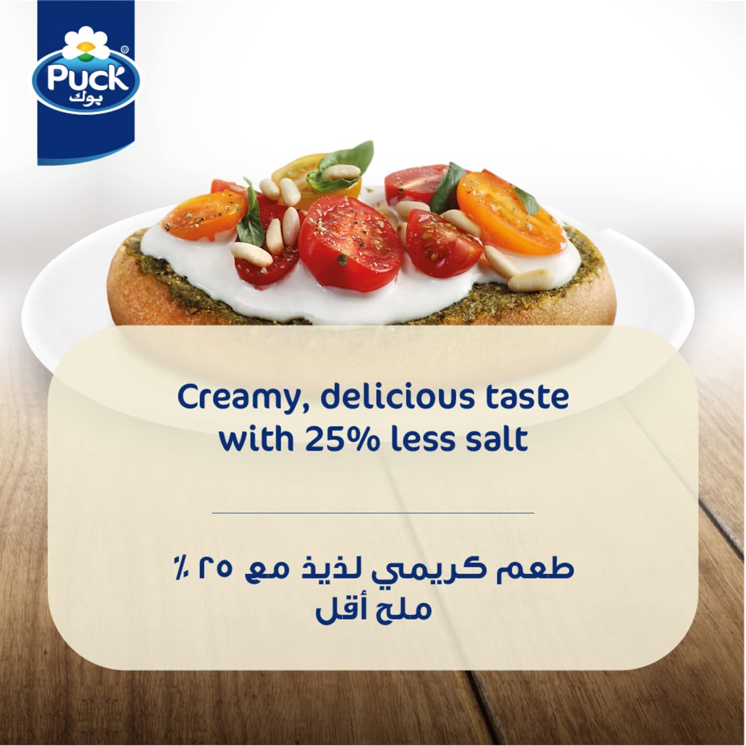 Puck Cream Cheese Low Salt Spread 500g