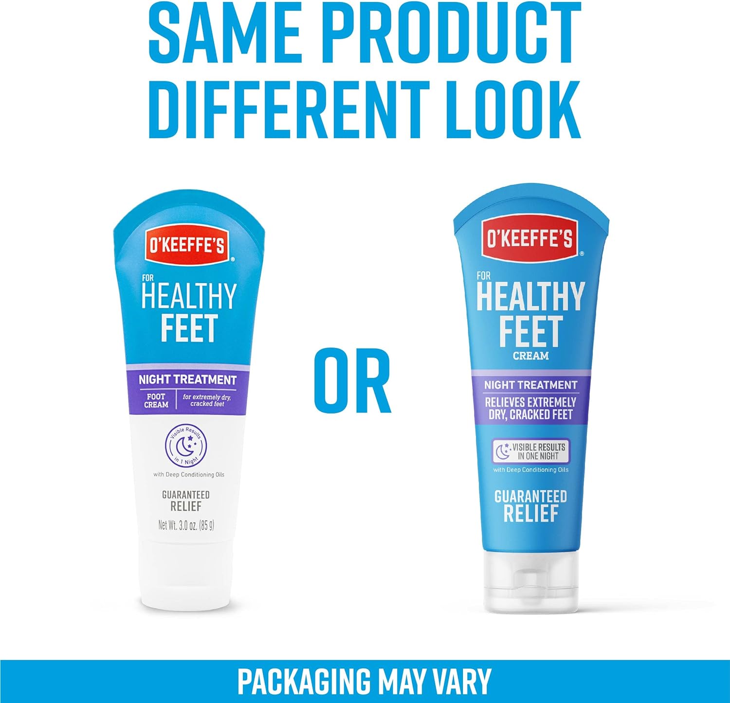 O'Keeffe's Healthy Feet Foot Creams [Regular, Night Treatment and Exfoliating]: 3.0 oz. tube, night treatment (Purple)