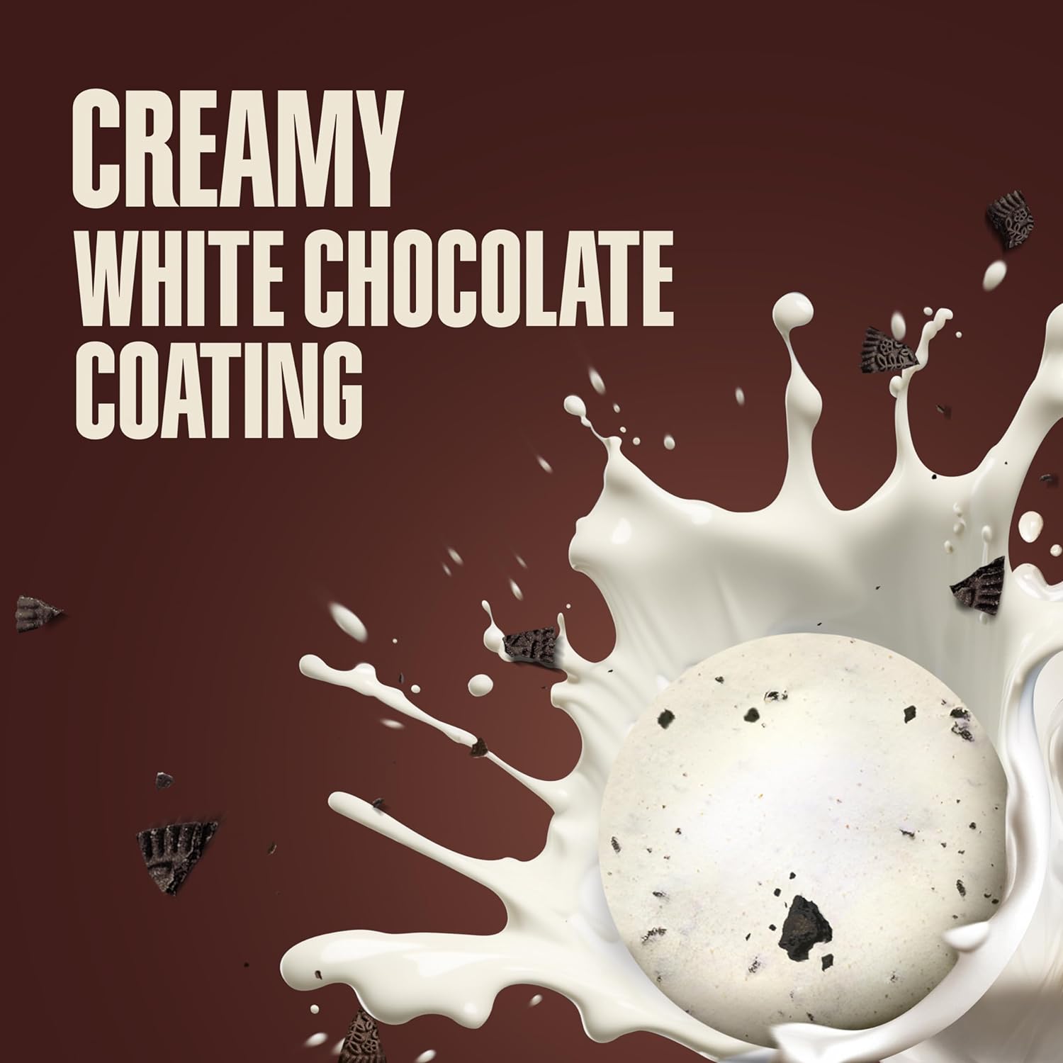 Hershey’s Choco Bites Cookies ‘N’ Creme, with White Chocolate Flavour Coating, 90 g