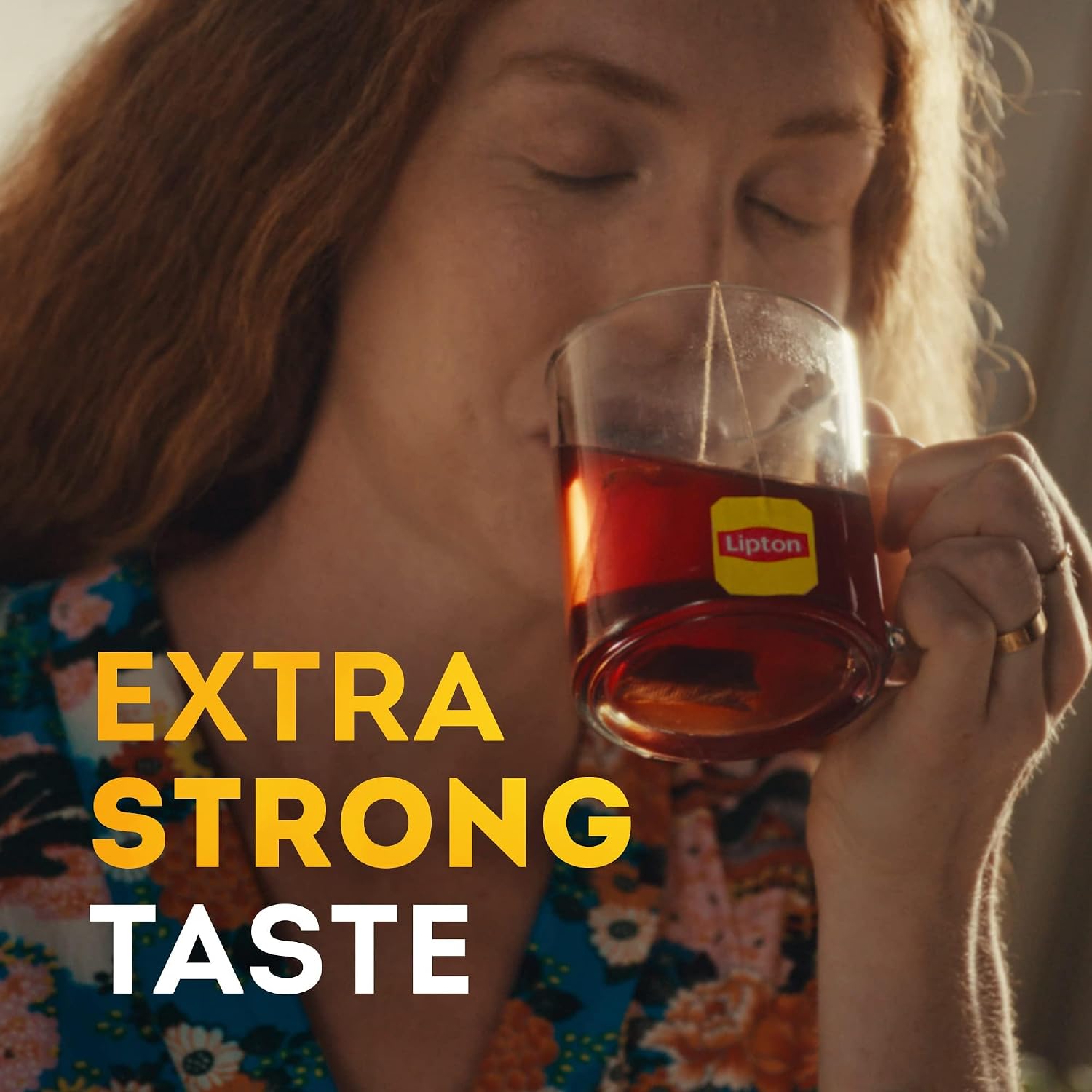 Lipton Extra Strong Black Tea – 25 Tea Bags, Rich & Robust Flavor, 55g