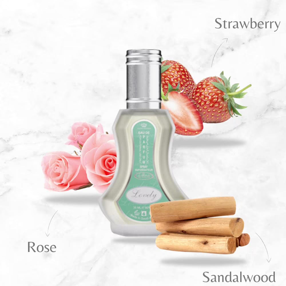 Al Rehab Lovely Perfume 35ml – Elegant Fragrance for Women