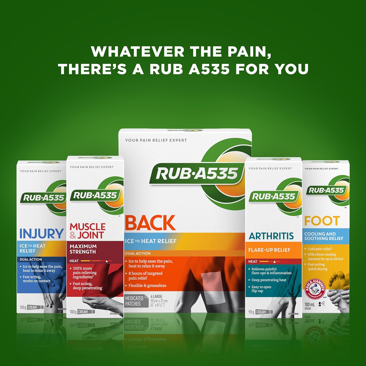 RUB A535 Extra Strength Heat Cream 100gm