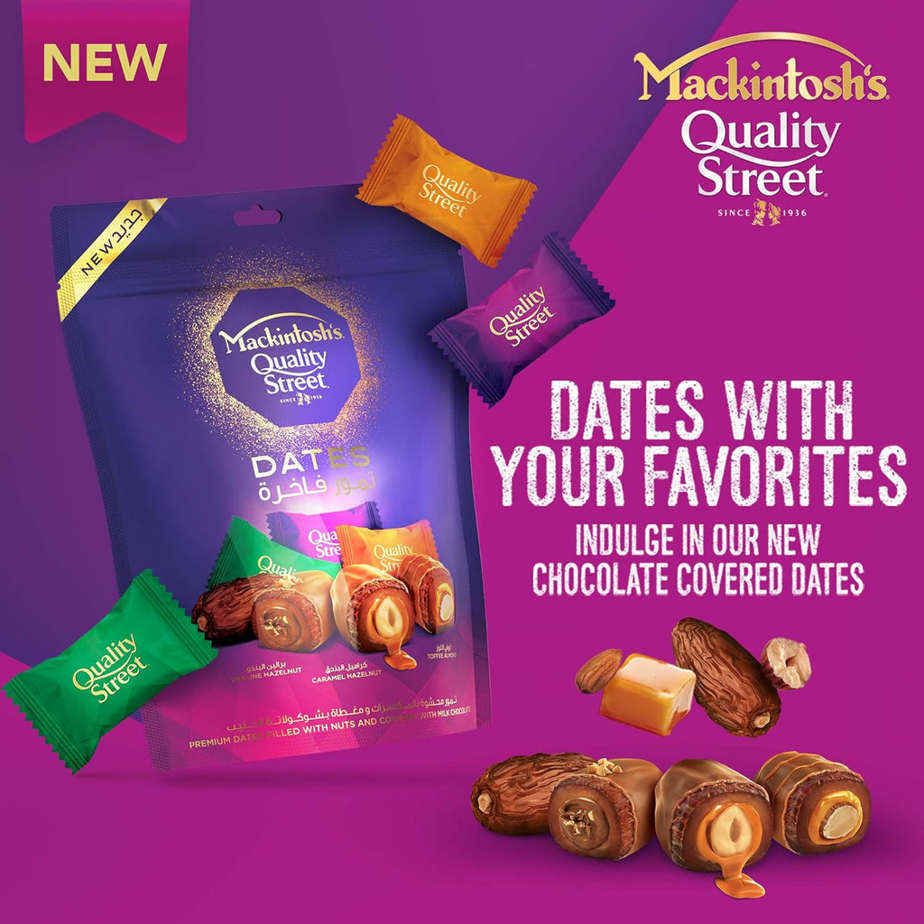 MACKINTOSH QUALITY STREET Mackintosh'S Quality Street Dates Pouch 15 X 17G