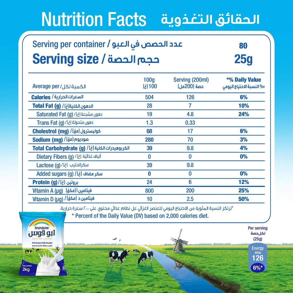 Rainbow Milk Powder Pouch 2kg