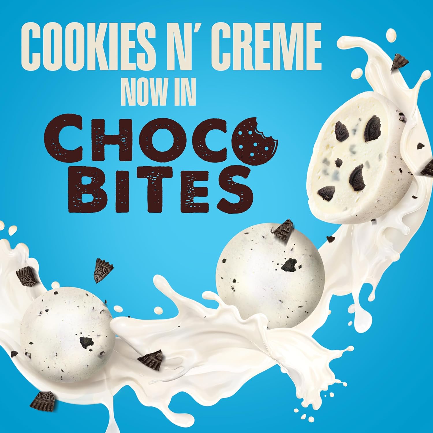 Hershey’s Choco Bites Cookies ‘N’ Creme, with White Chocolate Flavour Coating, 90 g