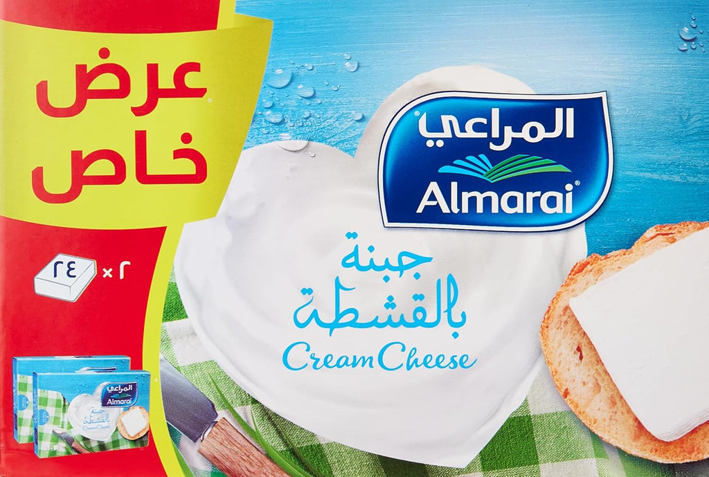 Almarai Cream Cheese, Pack Of 2 X 24 Pieces