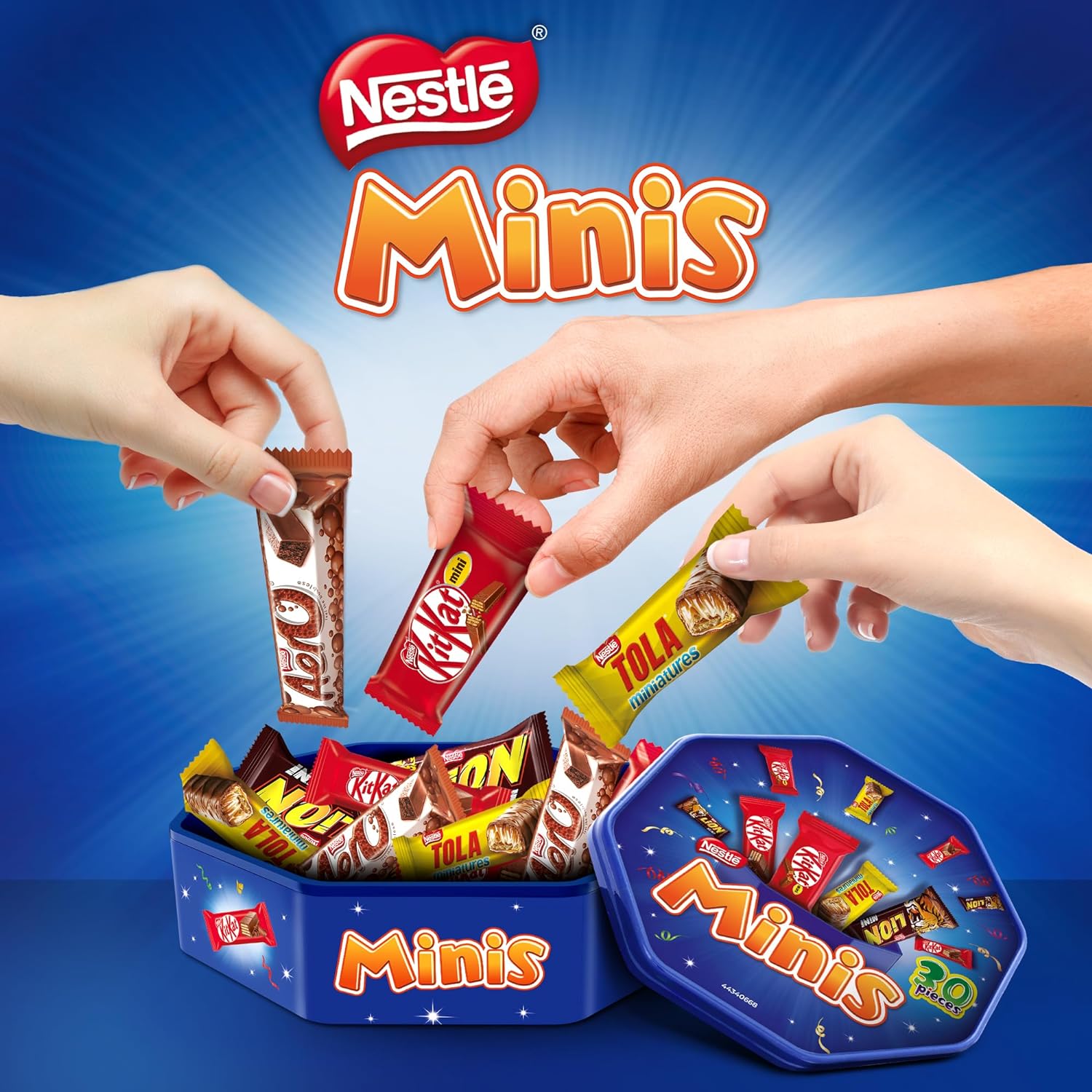 Nestle Mini Mix Chocolate Pieces Tub, 385g