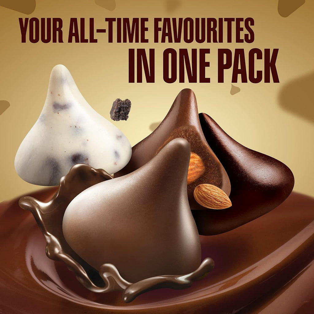 Hershey’s Kisses Classic Selection, 4 Flavours, 100 g