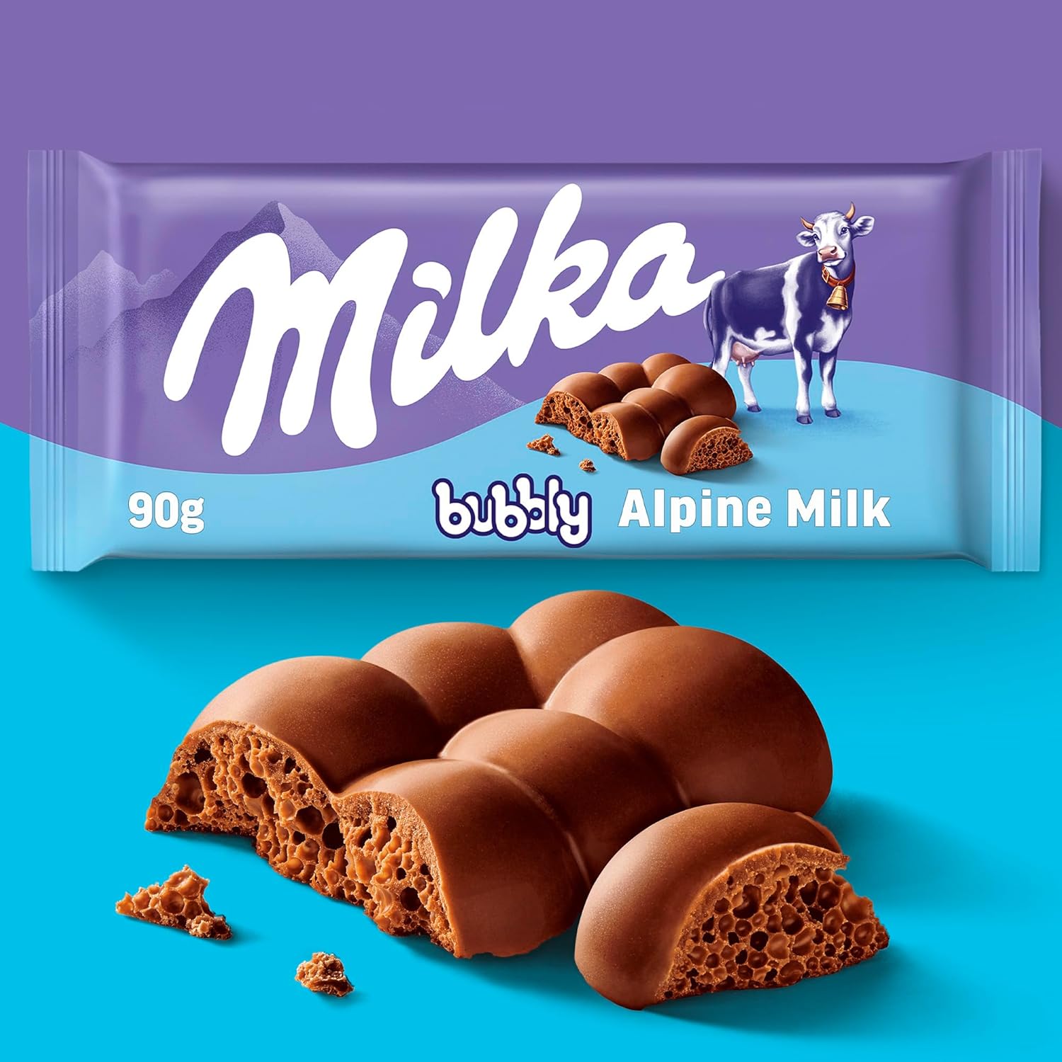 Milka Chocolate Bubbly - 100gm