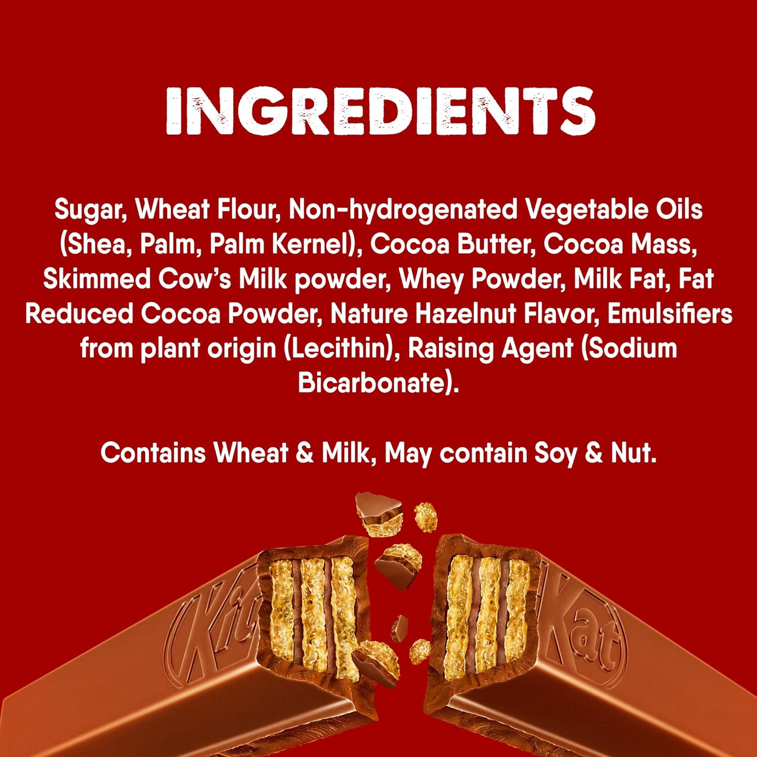 Nestle KitKat 4 Finger Hazelnut Chocolate Wafer 36.5g