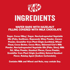 KitKat Nestle Miniatures Crispy Wafer Finger Covered With Hazelnut Chocolate 107g