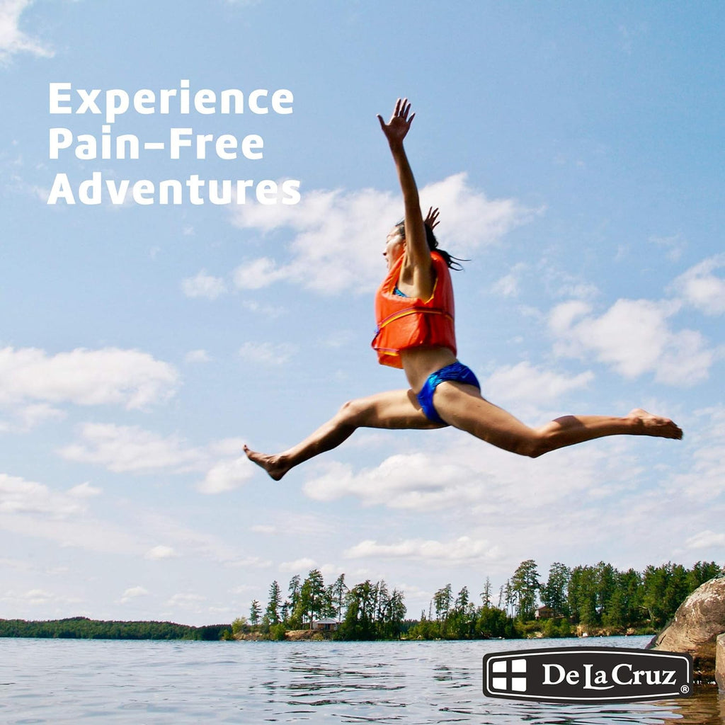 De La Cruz Pain Relief Cream - Maximum Strength Muscle and Joint Camphor Ointment, 2.5oz(70.9g)