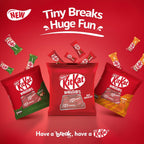 KitKat Nestle Miniatures Crispy Wafer Finger Covered With Hazelnut Chocolate 107g