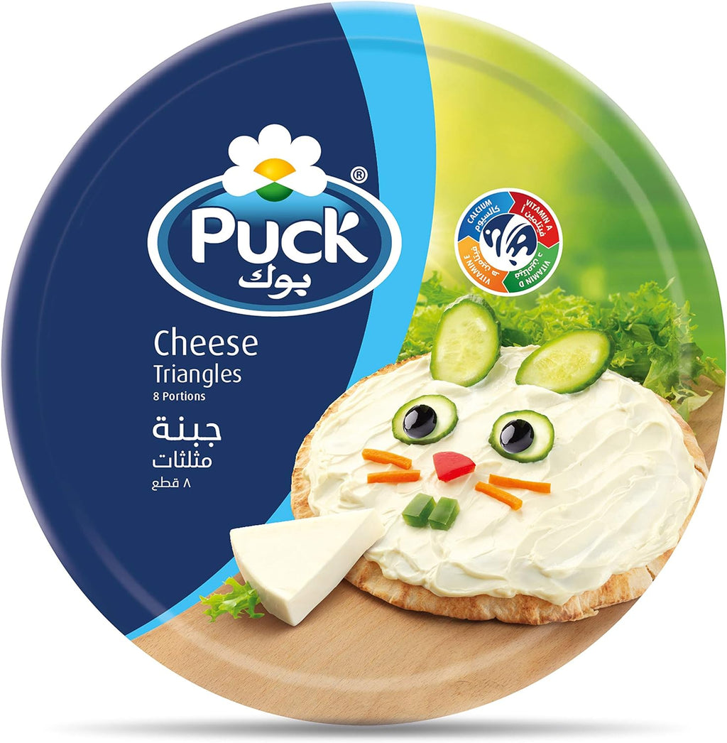Puck 8 Portions Cheese Triangles - Pack of 5 x 120 gm