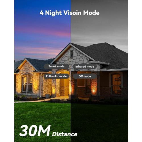 Imou 10MP Outdoor Security Camera with Dual Lens, Wireless Wifi CCTV Home Camera with AI Human Vehicle Detection/Color Night Vision/Work w/Alexa, Cruiser Dual 2 3K+3K Outdoor Surveilliance Camera
