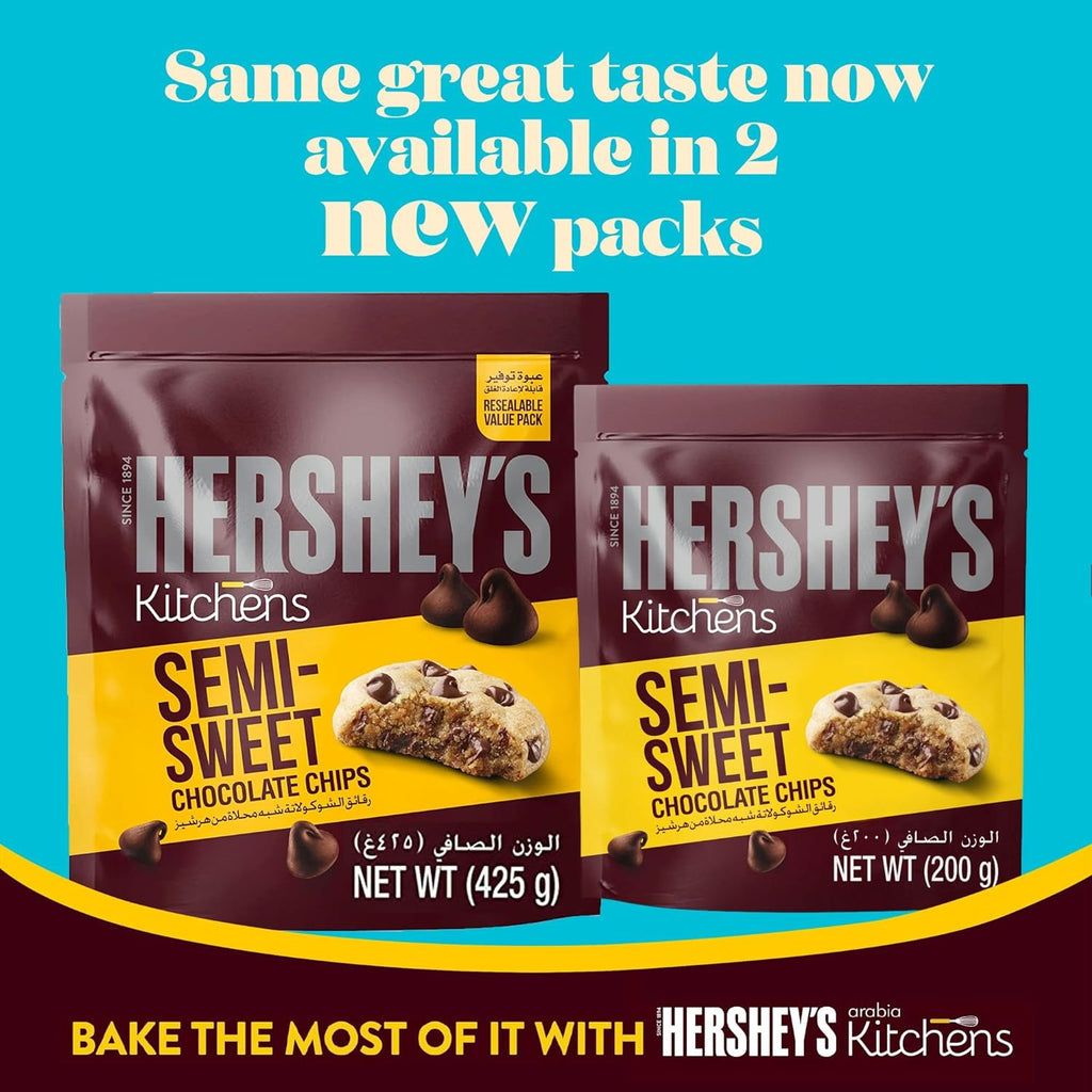Hershey’s Semi-Sweet Chocolate Chips for Baking All Kinds of Desserts, 200 g