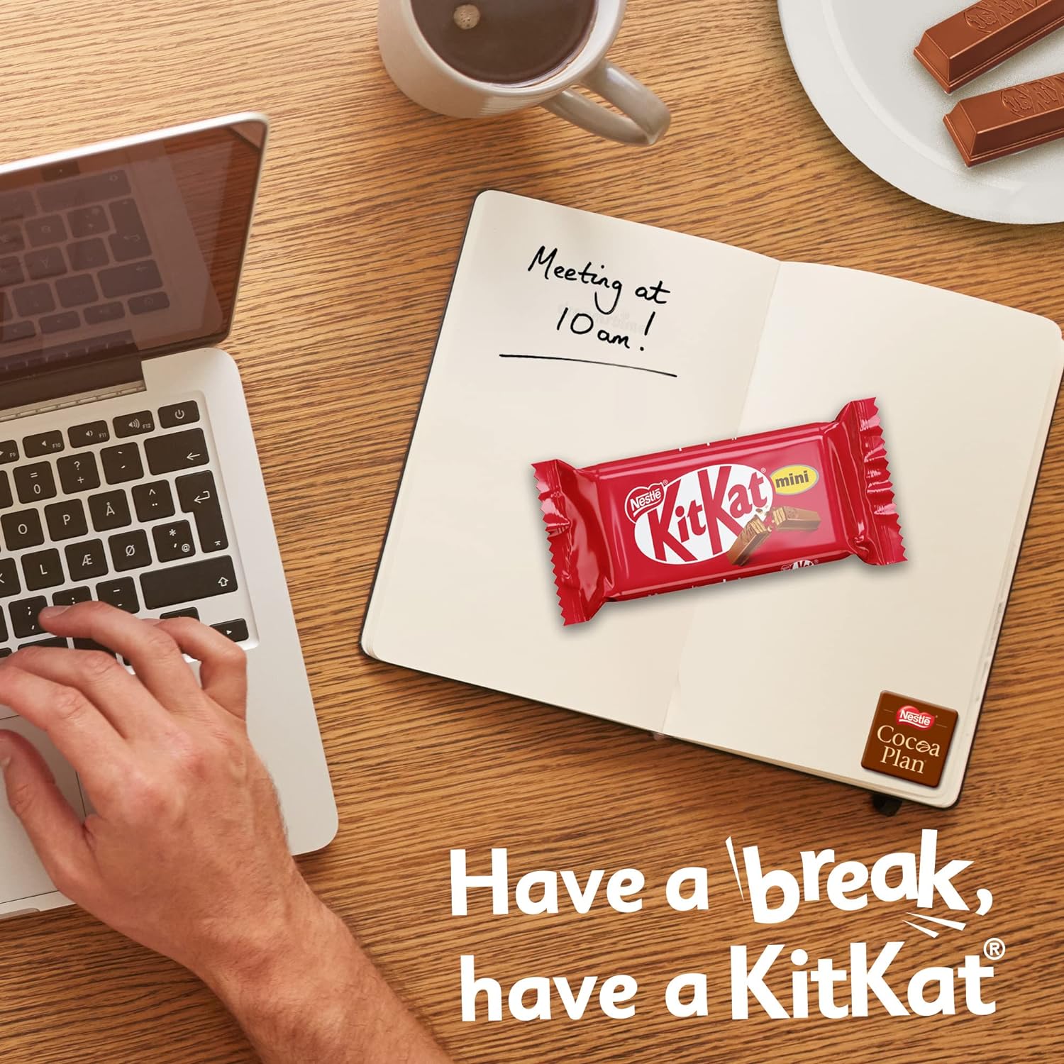 Nestle KitKat 2 Finger Mini Chocolate 500g, Pack of 38