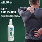 Biofreeze® Pain Relief Spray, Temporary Relief from Muscle & Joint Pain, Soothing Natural Menthol with ILEX, 118ml