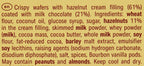 Loacker Gardena Hazelnut Wafers 38 grams (4+1 Free)