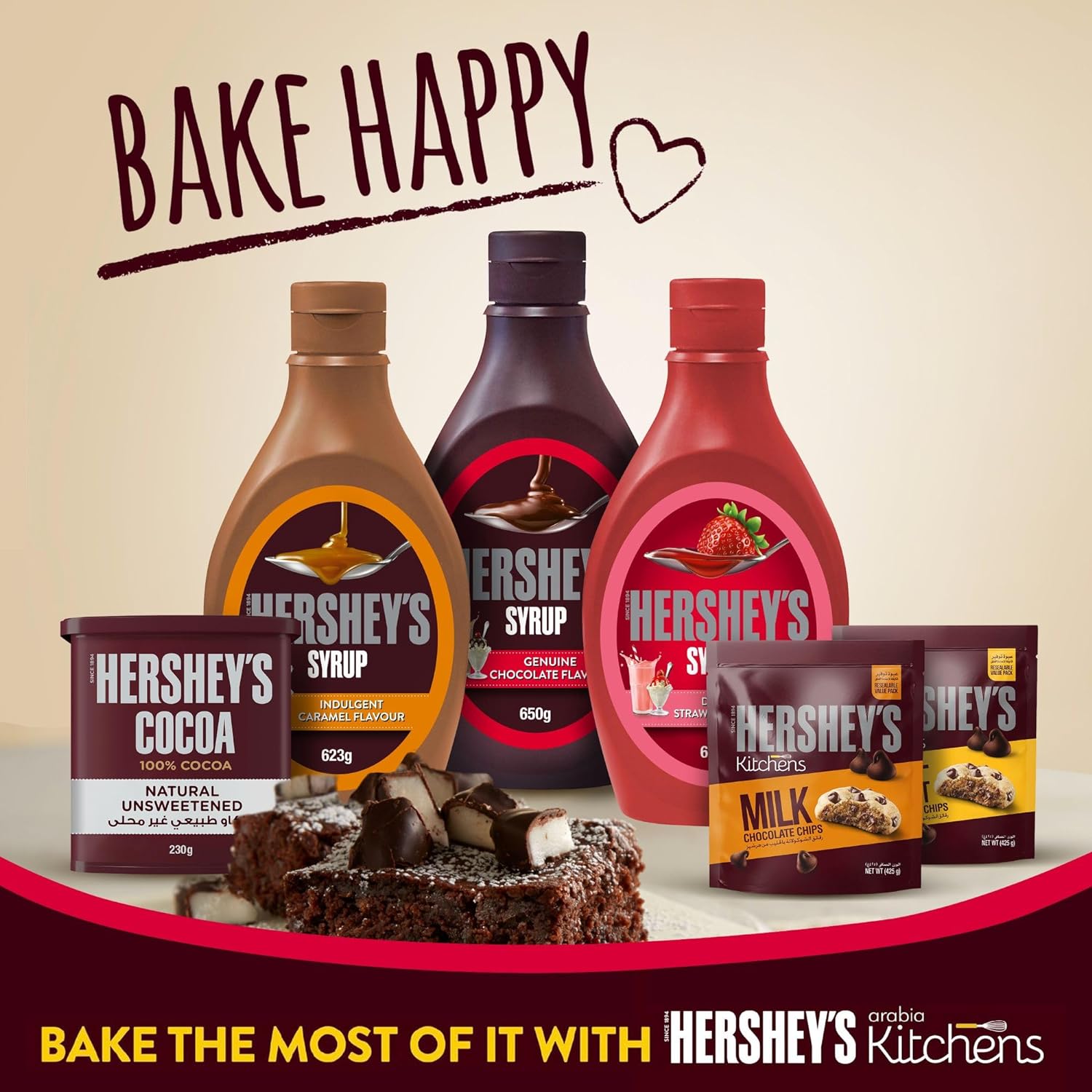 Hershey’s Semi-Sweet Chocolate Chips for Baking All Kinds of Desserts, 200 g