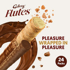 Galaxy Twin Finger Flutes Chocolate 24-Pieces 22.5 g