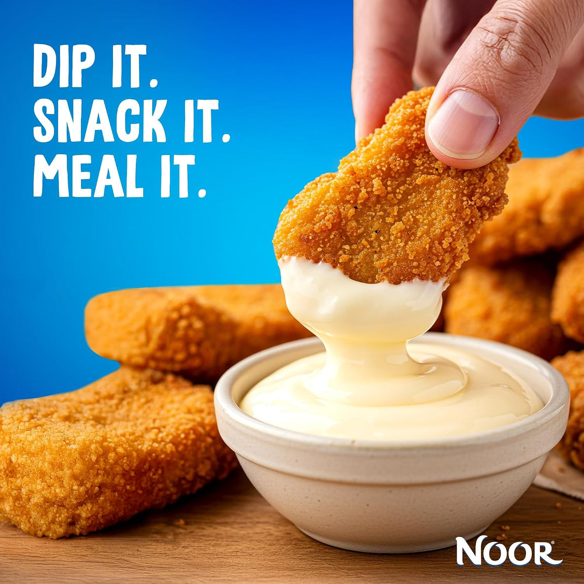 Noor, Original Thick & Creamy Mayonnaise, Squeezy Bottle, 425ml