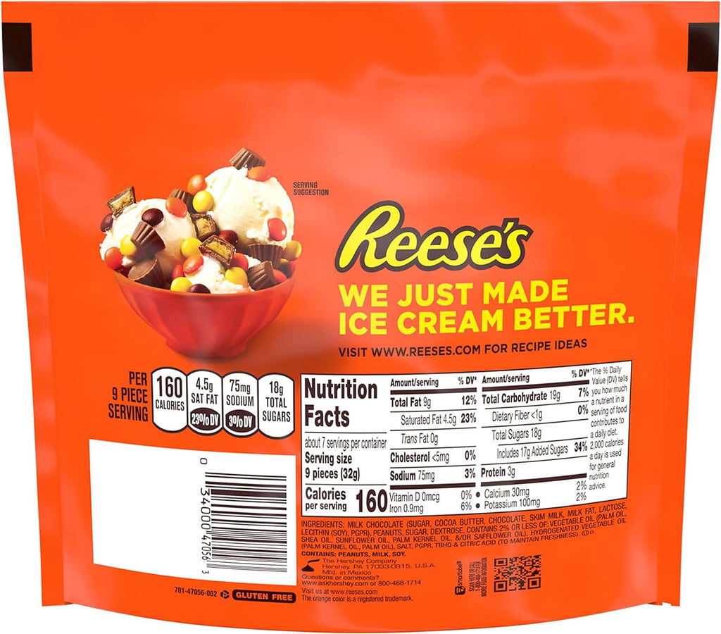 Reese’s Milk Chocolate & Peanut Butter Mini Cups, 215 g