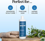 Shampoo for Thinning Hair and Hair Loss - Volumizing Biotin Shampoo for Hair Growth with Rosemary Argan Oil and Evening Primrose Oil - Sulfate Free Anti Dandruff Shampoo for Itchy Scalp and Hair Care