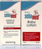 Sebamed Baby Wash and Baby Lotion, Pack of 2