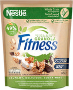 Fitness Nestle Fitness Breakfast Cereal Granola Clusters With Quinoa Almonds & Chocolate 450g
