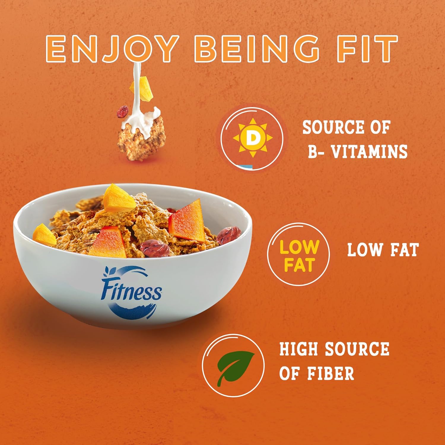 Fitness Nestle Fitness Fruits Breakfast Cereal 375g