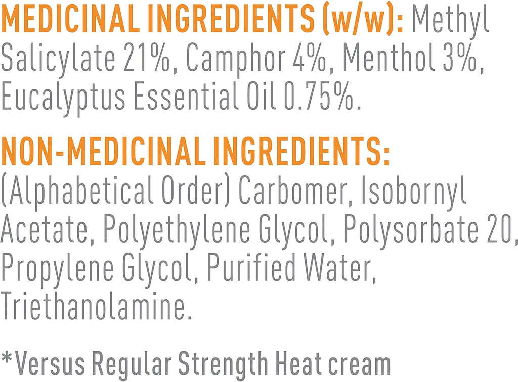 RUB A535 Extra Strength Heat Cream 100gm