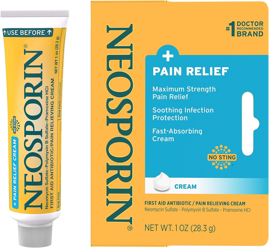 Neosporin Pain Relief Dual Action Cream 1oz