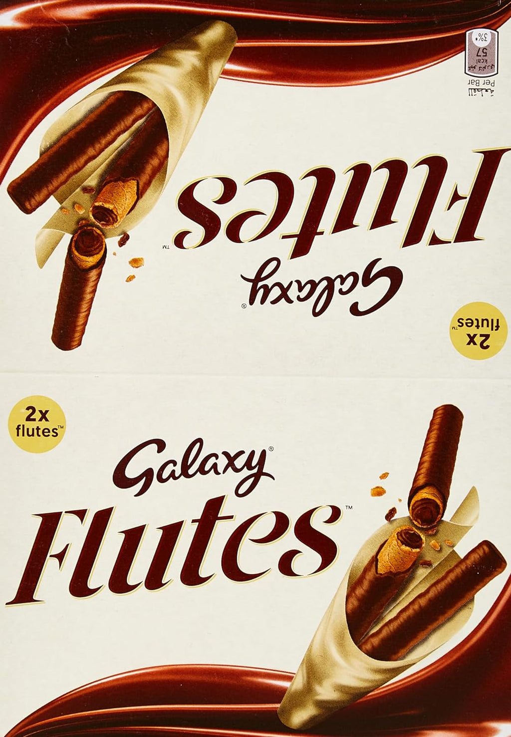 Galaxy Flutes Chocolate Twin Finger 24 Pack 22.5 g