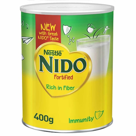 Nestle Nido Fortified Milk Powder Rich In Fiber Tin 400g