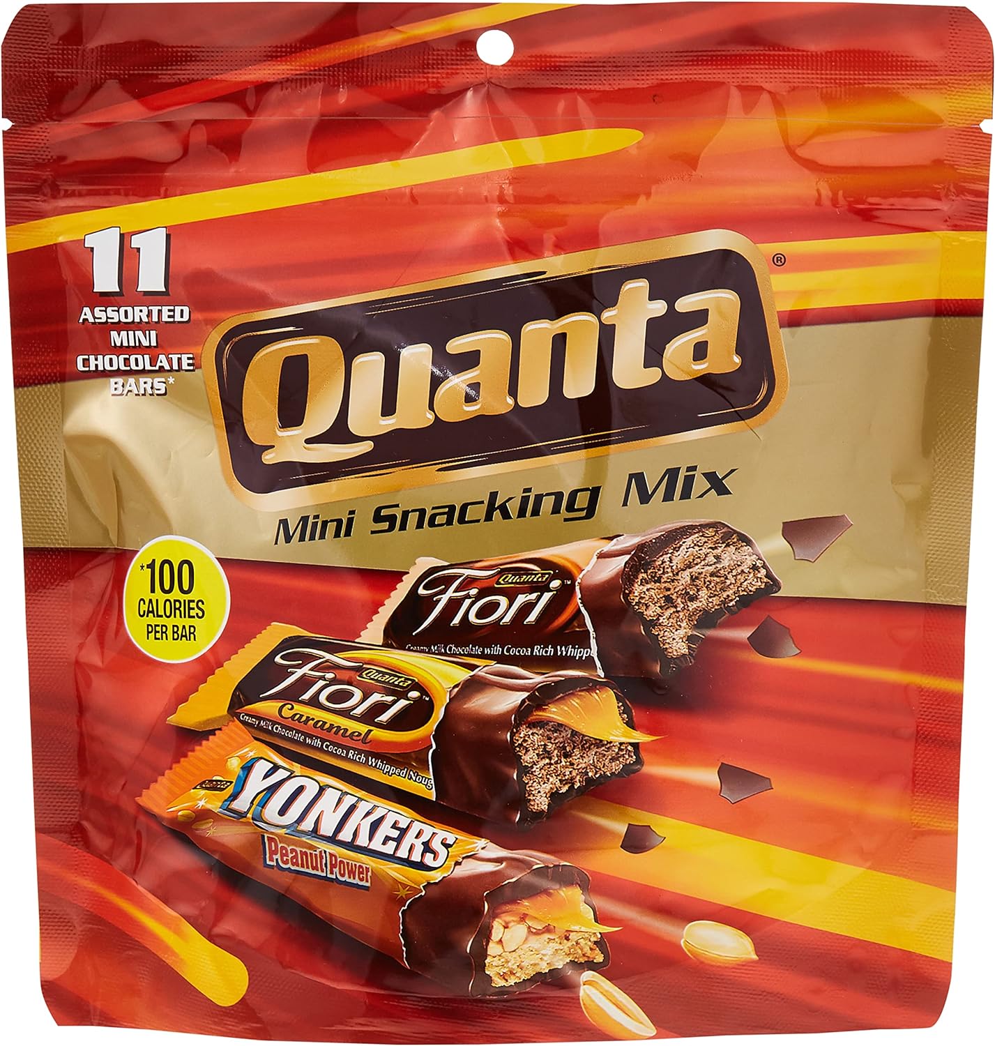 Quanta, Milk Chocolate Mini Snacking Bars Mix, 164g