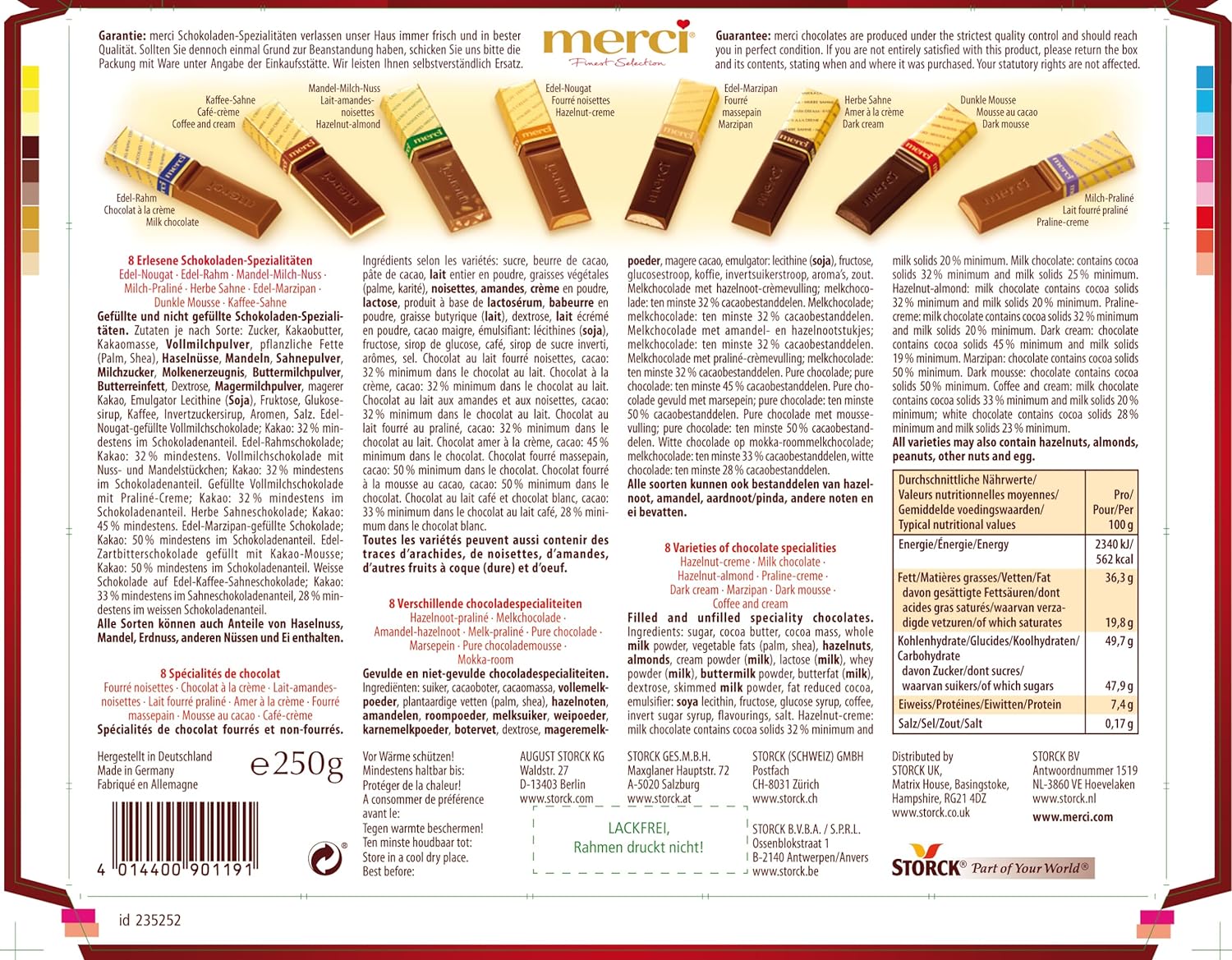 Merci Finest Selection Assorted Chocolate - 250g